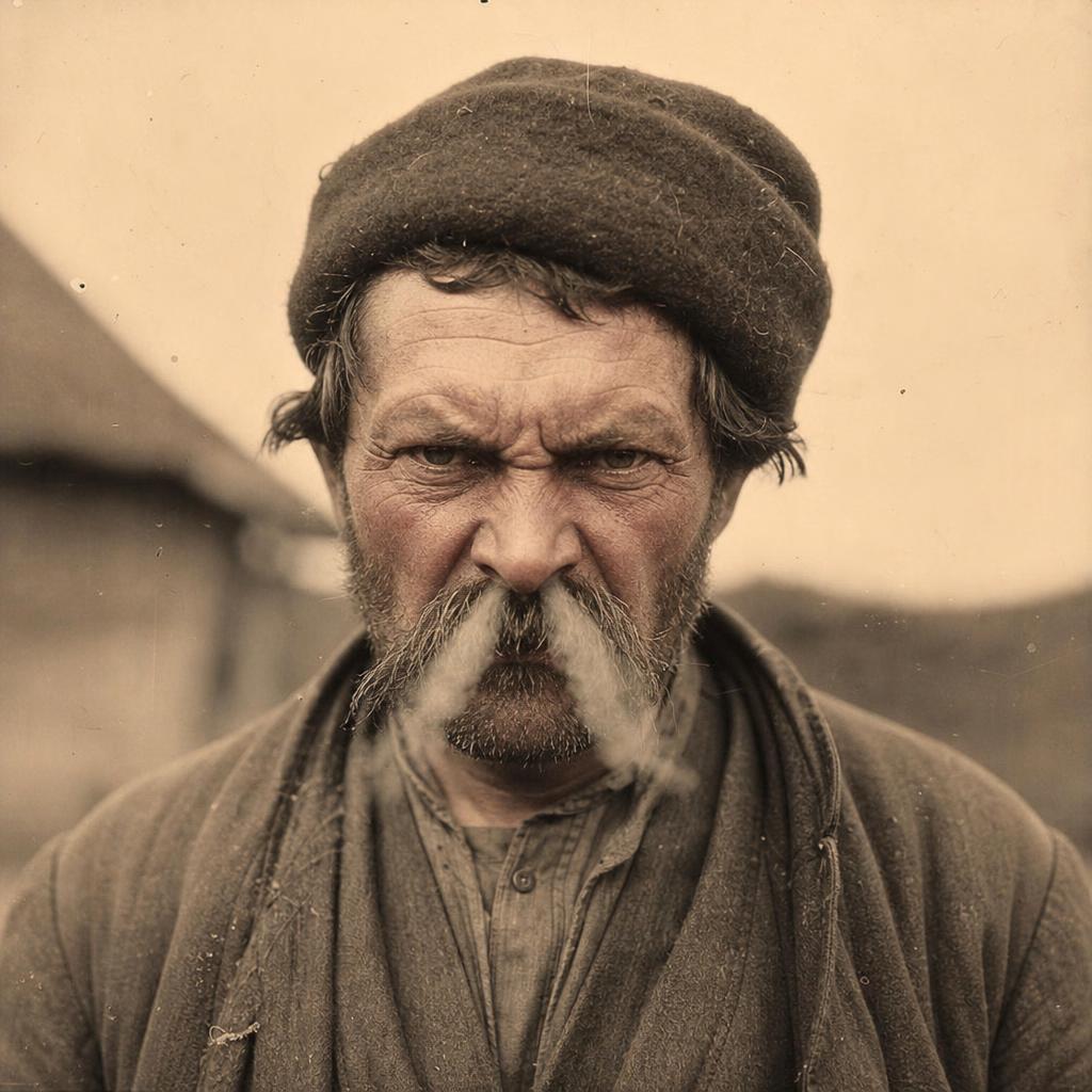 Stanisław, 1923 losing it — Neighbor's goat ate the cabbage